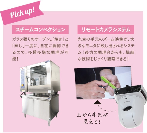 Pick up! スチームコンベクション リモートカメラシステム