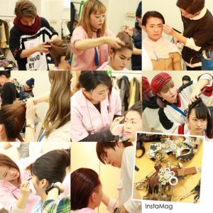 ビーエフファッションショーヘアメイク